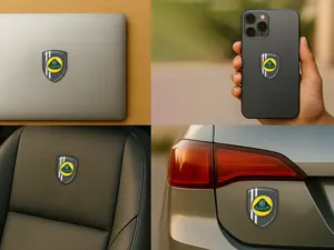 Lotus Etiquetas Negocio Resistentes Estilo Personalizables